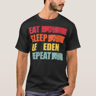 ウォメンズパーソナライズされたエデン名EDEN名VNe Tシャツ
