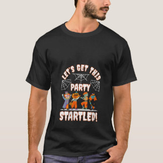 ウォメンズパーティーハロウィーンウィッチゾンビカボンプキンヘッドC Tシャツ
