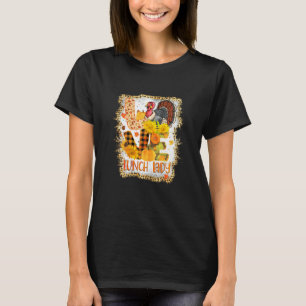 ウォメンズブリーチラブロブターキーランチレディーサンクスギヴィン Tシャツ