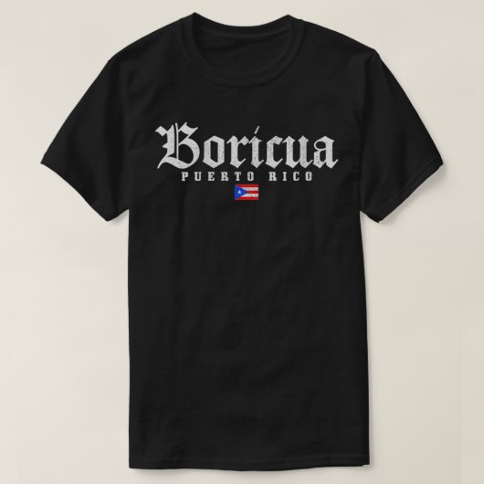 ウォメンズプエルトリコボリグアヴィンテージプエルトリカエル Tシャツ (デザイン正面)