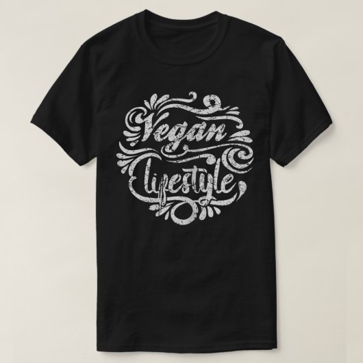 ウォメンズベジタリアンライフスタイル Tシャツ (デザイン正面)