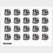ウォメンズベルナーママ – Bernese Mountain Dog Mom Gift スクエアシール (シート)