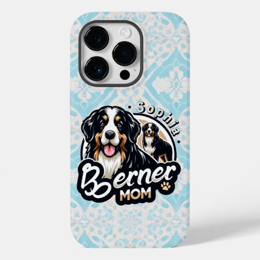 ウォメンズベルナーママ – Bernese Mountain Dog Mom Gift Case-Mate iPhoneケース (裏面)