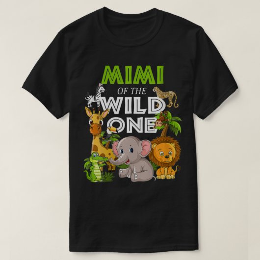 ウォメンズミミミオブザワイルドワン動物園誕生日サファリジュ Tシャツ (デザイン正面)