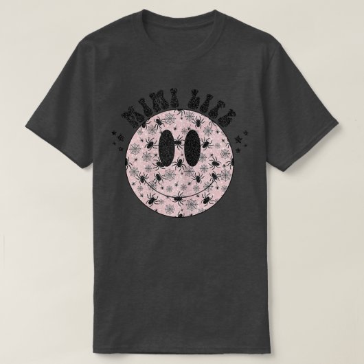 ウォメンズミミライフ幽霊不気味顔、ハロウィーンMim Tシャツ (デザイン正面)