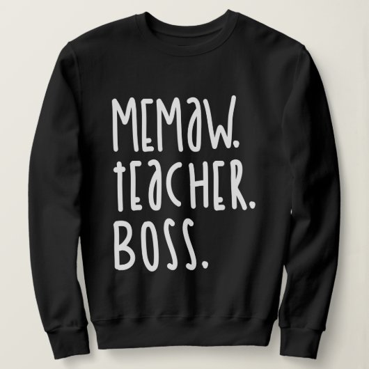 ウォメンズミモー先生ボス |おばあちゃん スウェットシャツ (デザイン正面)