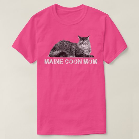 ウォメンズメーンクーンキャットギフト子猫，子猫，猫木 Tシャツ (デザイン正面)
