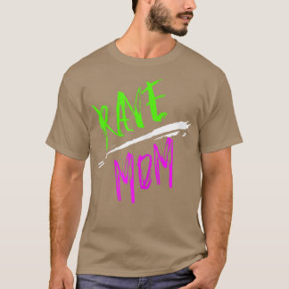 ウォメンズレイブママテクノマザーレイバーDJトランスEDM Tシャツ