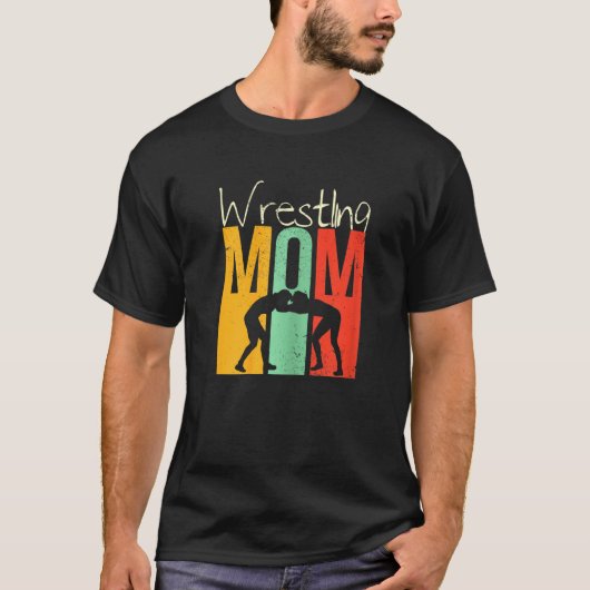 ウォメンズレスリングママ武術アーツ – mmaレスラーM Tシャツ (正面)