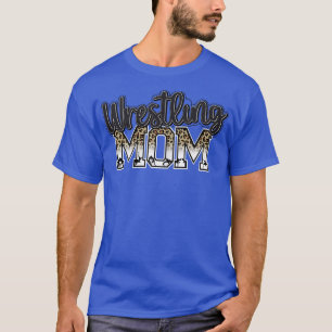 ウォメンズレスリングマムヒョウおもしろいレスリングギフト Tシャツ