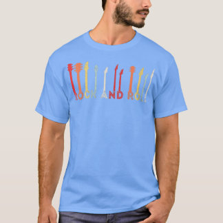 ウォメンズロックアンドロールヴィンテージデザインコンサートバンドR Tシャツ