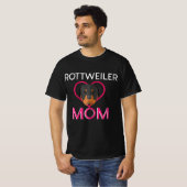 ウォメンズロットワイラーママ Tシャツ (正面フル)