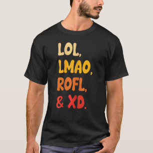 ウォメンズロルマオロフロルとXdレトロインターネットユーモア Tシャツ