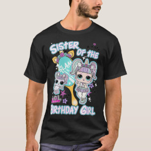 ウォメンズロールLOLサプライズシスターの誕生日ガールVN Tシャツ