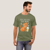 ウォメンズワンビールミオウおもしろいSt patricksD Tシャツ (正面フル)