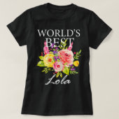 ウォメンズワールドズロラフィリピ最高のノおばあちゃん母 Tシャツ (デザイン正面)