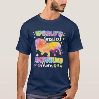 ウォメンズワールド最大のダシュント色のモース Tシャツ