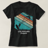 ウォメンズヴィンテージレトロキテサーフロスロクスクカイトサーフ Tシャツ (デザイン正面)