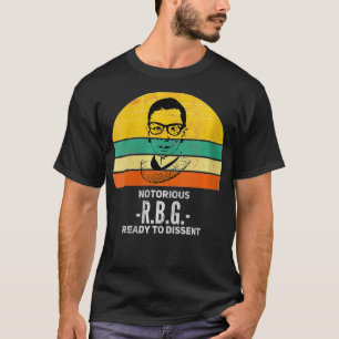 ウォメンズヴィンテージ悪名高いRBGルスバダーギンズバーグP Tシャツ