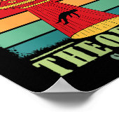 ウォメンズ古代宇宙飛行士快適YesおもしろいU ポスター (角)