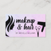 ウォメンズ美しい |はさみとドライ吹ヤー 予約カード (正面)