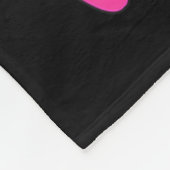 ウォメンズ認識度ラマ10月We衣服ピンクブレ フリースブランケット (角)