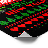 ウォメンズ軍隊醜いクリスマスセーター軍 ポスター (角)