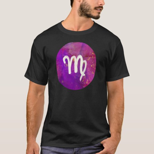 ウォメンズ《星座》乙女座占星術占星術ウィメンズティーンズバックプ Tシャツ (正面)