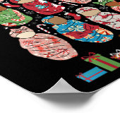 ウォメンズL&amp;dナースクリスマスツリー労働とデリ ポスター (角)