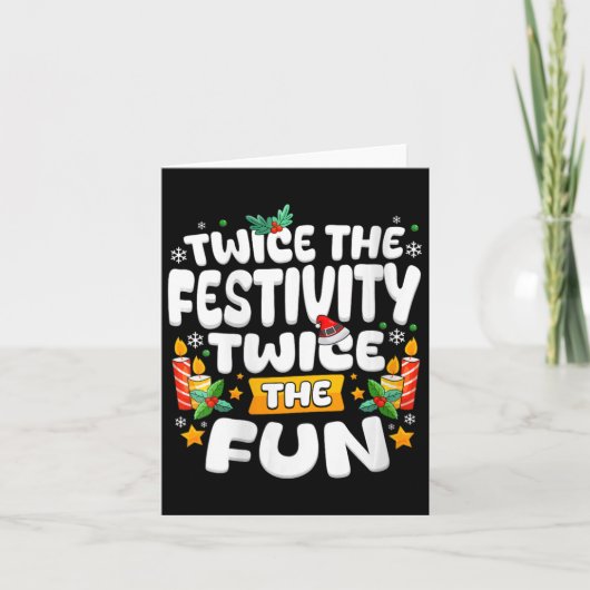 ウォメンメリーズ誕生日クリスマス雪だるまクリスマスブデイ カード (正面)