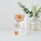 ウォメンモダンズガーデンバラプロフパーソナライズされたァイル 名刺 (スタンド正面)