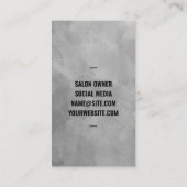 ウォメンモダンズ美しいとヘアロゴ 名刺 (裏面)