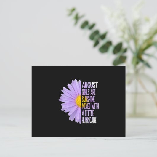 ウォメン威厳があるズ誕生日ウィメンズギフトおもしろいデイジー 案内ポストカード (スタンド正面)