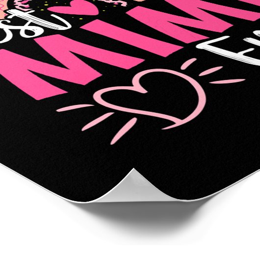 ウォメン最高のズミミエバーレオポレインボーニュー祖母 ポスター (角)