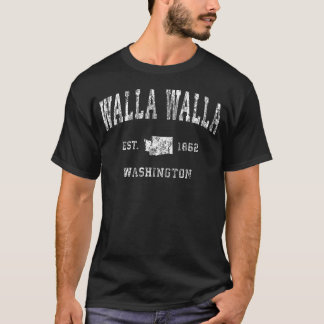 ウォラウォラ ワシントン ヴィンテージ アスレチック Tシャツ