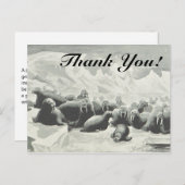 ウォラスの群れ「ありがとう！」 ポストカード (正面/裏面)