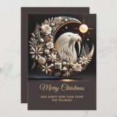 ウォラスエレガントクリスマスホリデーカード シーズンカード (正面/裏面)