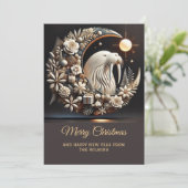 ウォラスエレガントクリスマスホリデーカード シーズンカード (スタンド正面)