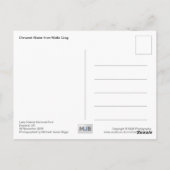 ウォラ・クラッグのダーウェント・ウォーター ポストカード (裏面)