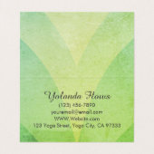 ウォリアポーズヨガ 名刺 (内部フラット)