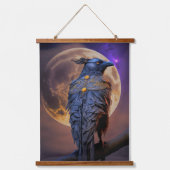 ウォリアリアレイヴンカラス狩りバイムーンライト 吊り下げ型タペストリー (正面)