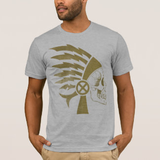ウォリアースカル金ゴールド Tシャツ
