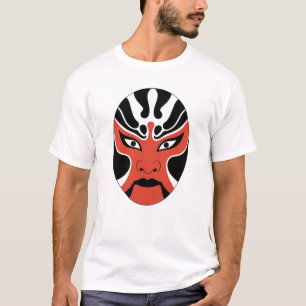 ウォリアースピリット - 伝統的なアジアンマスク Tシャツ