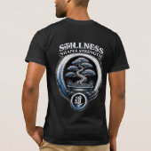 ウォリアーズ・パス 静寂が強さを形作る Tシャツ (裏面)