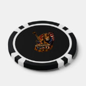 ウォリアーダッド ライオン アメリカ国旗 ギター ポーカーチップ (シングル)