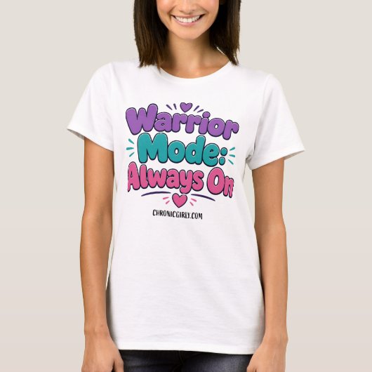 ウォリアーモード: 常時オン Tシャツ (正面)
