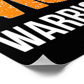 ウォリアー多発性硬化症認識度 ポスター (角)