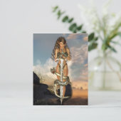 ウォリアー小妖精や小人 ポストカード (スタンド正面)