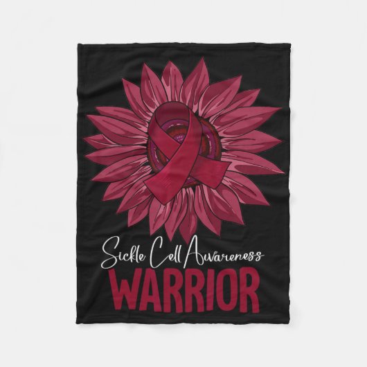 ウォリアー鎌セル認識度 フリースブランケット (正面)