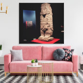 ウォリアー、トルテック文化 キャンバスプリント (インサイチュ (リビング))